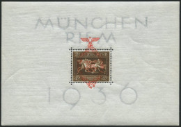 Dt. Reich Bl. 10 , 1937, Block München-Riem, Pracht, Mi. 190.- - Blocs