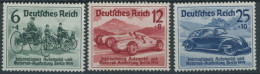 Dt. Reich 686-88 , 1939, Automobil-Ausstellung, Postfrischer Prachtsatz, Mi. 110.- - Neufs