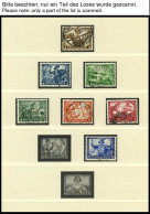 SAMMLUNGEN O, BrfStk , Saubere Gestempelte Sammlung Dt. Reich Von 1933-45 In 2 Lindner Falzlosalben Mit Mittleren Werten - Usados