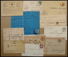 LOTS 1872, Interessante Partie Von 11 Belegen, Dabei Aufgabeschein über Postanweisung, Weltausstellung In St. Louis, Tel - Sonstige & Ohne Zuordnung