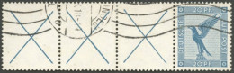 ZUSAMMENDRUCKE W 21.3 O, 1930, Adler X + X + X + 20, Pracht, Mi. 180.- - Se-Tenant