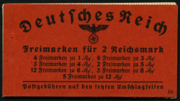 ZUSAMMENDRUCKE MH 39.5 , 1941, Markenheftchen Hindenburg, Ohne Klammer, Heftchenzähnung, Feinst, Mi. 240.- - Se-Tenant