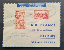 A.O.F Timbres Numéros 30 Et PA11 Avec Griffe Premier Courrier  DAKAR - PARIS. - Lettres & Documents