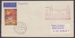 ⁕ Czechoslovakia 1967 ⁕ Air Mail BERLIN - PRAHA - VIDEN Commemorative Cover - Covers & Documents
