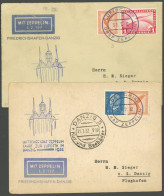 ZEPPELINPOST 169Ab BRIEF, 1932, LUPOSTA-Fahrt, Bordpost, Prachtbrief Und -karte - Posta Aerea & Zeppelin