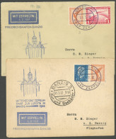 ZEPPELINPOST 169Ab BRIEF, 1932, LUPOSTA-Fahrt, Bordpost, Prachtbrief Und -karte - Luchtpost & Zeppelin