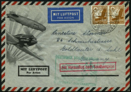 KATAPULTPOST 194c BRIEF, 19.6.1935, &quot,Bremen&quot, - Southampton, Deutsche Seepostaufgabe, Prachtbrief - Cartas & Documentos