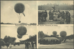 BALLON-FAHRTEN 1897-1916 9.10.1910, Sächsischer Verein Für Luftschifffahrt Ballon Heyden I, Abwurfkarte Mit Fahrtbeschre - Vliegtuigen