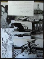 Delcampe - PIONIERFLUGPOST 1909-1914 Wolfgang Gronau (1893-1977), Deutscher Flugpionier, 5 Verschiedene Fotos Und Unterschriebene D - Vliegtuigen