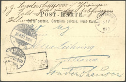 DP CHINA K.D. FELD-POSTSTATION Nr. 2, 5.7.00, Feldpost-Ansichtskarte Von PEKING Nach Altona, S.B.-Stempel, Pracht - Deutsche Post In China