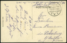 DP TÜRKEI 1917, Feldpoststation DAMASKUS (1 DFP) Auf Feldpost-Ansichtskarte Haifa Deutsche Kolonie, Pracht - Turquie (bureaux)