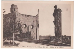 CHAUVIGNY  Château Baronnial Ou Des Evêques  Ruines De La Chapelle - Chauvigny