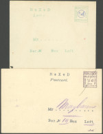 FELDPOST I.WK 1915, Ruhleben Kriegsgefangenen Lager Für Engländer: Karte 1/3 D. Als Benachrichtigung Für Posteingang Und - Bezetting 1914-18