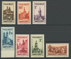 SAARGEBIET 161-67 , 1932, Burgen Und Kirchen, Postfrischer Prachtsatz, Mi. 750.- - Andere & Zonder Classificatie