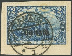 FREIE STADT DANZIG 11c BrfStk, 1920, 2 M. Schwärzlichblau, Zeitgerechte Entwertung, Kleiner Fleck Sonst Prachtbriefstück - Used