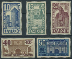 FREIE STADT DANZIG 262-66 , 1936, Bauwerke, Postfrischer Prachtsatz, Mi. 100.- - Nuovi
