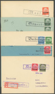 LOTHRINGEN 5 Briefe Mit Verschiedenen Provisorischen Stempeln, Meist Prachterhaltung - Bezetting 1938-45