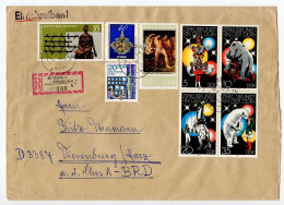Germany East 1979 Registered Cover; Görlitz To Vienenburg; Circus & Other Stamps; Tauschsendung (Exchange Control) Label - Storia Postale