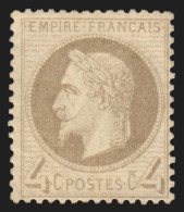 N°27B, Napoléon Lauré 4c Gris, Type II, Neuf * Légère Charnière - TB D'ASPECT - 1863-1870 Napoleon III With Laurels