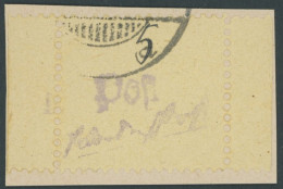 GROSSRÄSCHEN 3S BrfStk, 1946, 5 Pf. Gebührenmarke Aus Streifen Auf Briefstück, Stempeldatum Nicht Lesbar, Pracht, Mi. 45 - Other & Unclassified