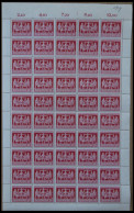 ALLIIERTE BES. 969III,IV , 1948, 24 Pf. Exportmesse Im Bogen (50) Mit Abarten III Und IV, Diese Postfrisch, Pracht - Sonstige & Ohne Zuordnung
