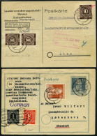 ALLIIERTE BES. 1946-48, 11 Verschiedene Belege Auslandspost, Meist Pracht, Besichtigen! - Other & Unclassified