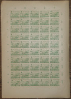 PROVINZ SACHSEN 85wb , 1945, 6 Pf. Lebhaftgrün Im Vollständigen Bogen (50), Postfrisch, Pracht, Mi. 1000.- - Autres & Non Classés