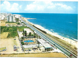 VISTA AEREA DE LA PLAYA, APARTAMENTOS, FERROCARRIL Y RESTAURANTE DOYEN.- VILASSAR DE MAR.-  BARCELONA.- ( CATALUNYA ) - Barcelona