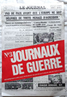 Affiche Cartonnée Publicitaire Pour Librairie : LE JOURNAL REIMPRESSION 1939 - Afiches