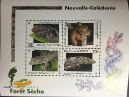 New Caledonia Caledonie 2003 Geckos Reptiles Sheetlet MNH - Autres & Non Classés