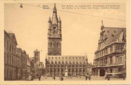 CPA - GAND - LE BEFFROI ET LA HALLE AUX DRAPS - Gent