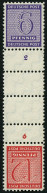 WEST-SACHSEN SK Zd 6 , 1945, Versuchszähnung 6 + Z + Z + 12, Pracht, Mi. 60.- - Other & Unclassified