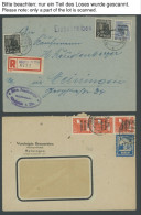 SAMMLUNGEN, LOTS 182-97 BRIEF, 1948/50, SBZ Maschinenaufdruck, 55 Meist Verschiedene Belege, Einige Bessere, überwiegend - Other & Unclassified