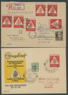 SAMMLUNGEN, LOTS 228-38 BRIEF, 1948/9, 11 Meist Verschiedene Belege, Meist Pracht - Autres & Non Classés