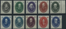 DDR 261-70 , 1950, 250-Jahr-Feier, Prachtsatz, Mi. 140.- - Used Stamps