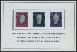 DDR Bl. 15 , 1958, Block Buchenwald, Pracht, Mi. 60.- - Otros & Sin Clasificación