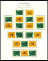 DDR 1012/3 , 1964, Leipziger Frühlingsmesse, Alle 16 Zusammendrucke Komplett (W Zd 118-125 Und S Zd 44-51), Pracht, Mi.  - Usados