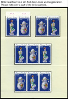 DDR 2464-71 , 1978, Meissener Porzellan, Alle 32 Zusammendrucke Komplett (W Zd 423-38 Und S Zd 183-98), Pracht, Mi. 140. - Used Stamps