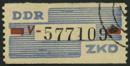 DIENSTMARKEN B D 28V O, 1959, 10 Pf. Lebhaftgraublau/dunkelbräunlichrot/schwarz, Buchstabe V, Pracht, Gepr. Weigelt, Mi. - Andere & Zonder Classificatie