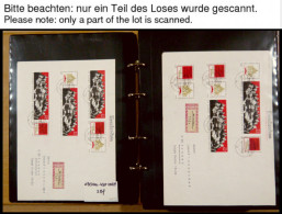 ZUSAMMENDRUCKE 1970-1986, 75 Belege Mit Zusammendrucken Frankiert, Im Ringbinder, Meist Pracht - Se-Tenant