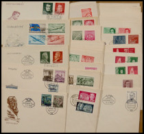 LOTS Aus 1953-56, 35 FDC, Feinst/Pracht - Other & Unclassified
