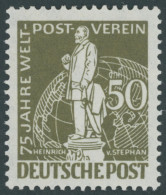 BERLIN 38 , 1949, 50 Pf. Stephan, Pracht, Mi. 180.- - Ungebraucht