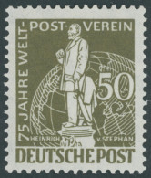 BERLIN 38 , 1949, 50 Pf. Stephan, Pracht, Mi. 180.- - Neufs