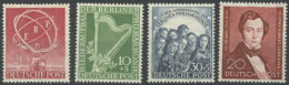 BERLIN 71-74 , 1950/1, ERP, Philharmonie,Lortzing, Falzrest, 4 Prachtwerte, Mi. 112.- - Other & Unclassified