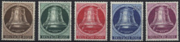 BERLIN 75-79 , 1951, Glocke Links, Prachtsatz, Mi. 100.- - Oblitérés
