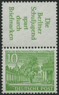 ZUSAMMENDRUCKE S 6 , 1952, Bauten R3 + 10, Pracht, Mi. 90.- - Zusammendrucke