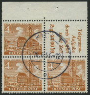 ZUSAMMENDRUCKE S 8 O, 1952, Bauten R5 + 4, Pracht, Mi. 85.- - Zusammendrucke