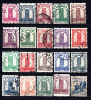 Maroc - 1943 - Tour Hassan- N° 204 à 223  - Oblit - Used - Gebraucht