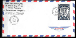 C441 - T.A.A.F - N° PA 21 SUR LETTRE DE L'ARCHPEL DES KERGUELEN DU 14/12/73 - PORT AUX FRANCAIS - Storia Postale