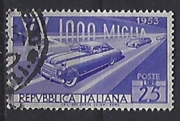 Italy 1953  Autorennen "Mille Miglia" (o) Mi.881 - 1946-60: Oblitérés